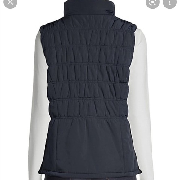 Brand new Calvin Klein black quilted ruched vest. - Picture 2 of 2